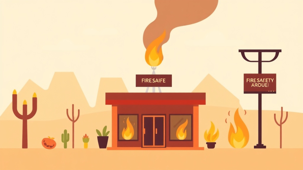Clear illustration of fire Safety Compliance for Franchises in Arizona with supporting details