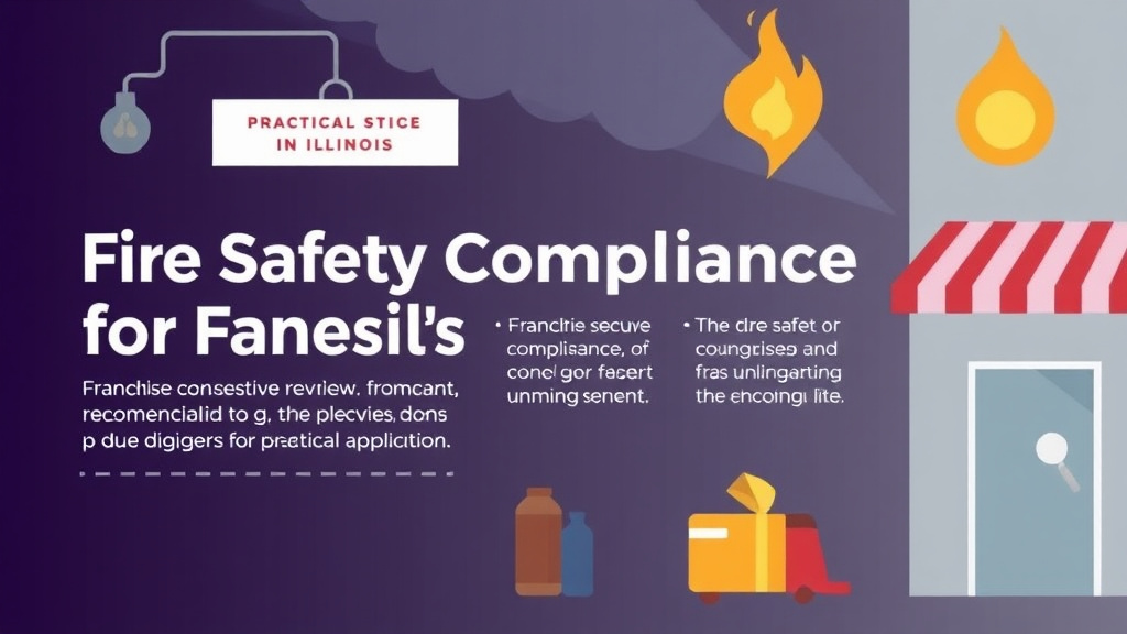 Practical workflow diagram for fire Safety Compliance for Franchises in Illinois