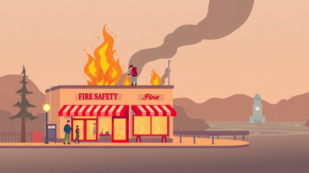 Illustration breaking down the fundamentals of fire Safety Compliance for Franchises in Maine