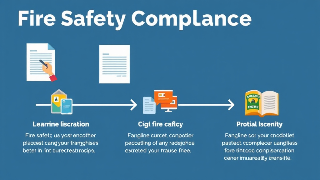 Real-world application diagram for fire Safety Compliance for Franchises in Maryland