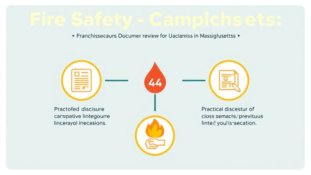 Practical checklist visual for fire Safety Compliance for Franchises in Massachusetts