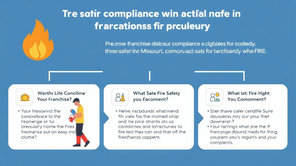 Practical checklist visual for fire Safety Compliance for Franchises in Missouri