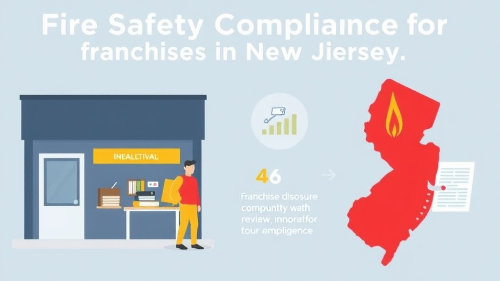 Step-by-step visual guide for implementing fire Safety Compliance for Franchises in New Jersey