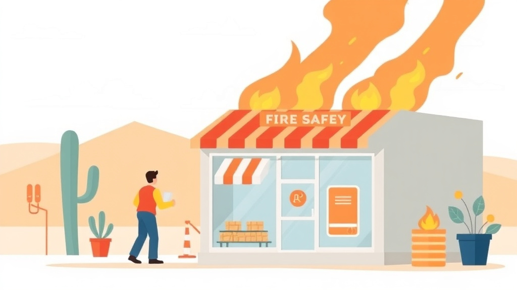 Detailed visual representation of fire Safety Compliance for Franchises in New Mexico