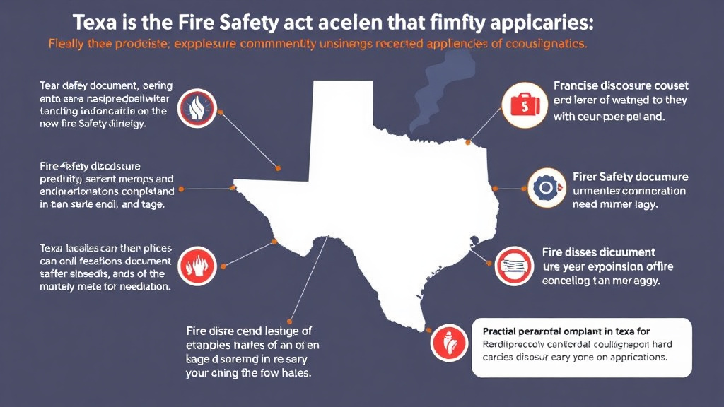Practical checklist visual for fire Safety Compliance for Franchises in Texas