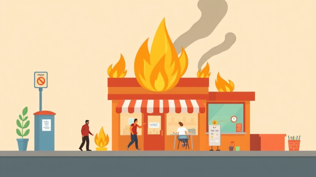 Educational graphic covering the essentials of fire Safety Compliance for Franchises in Washington
