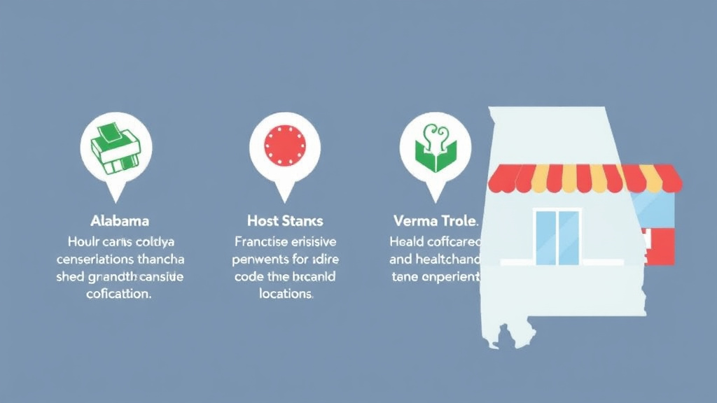 Step-by-step visual guide for implementing health Code Requirements for Franchise Locations in Alabama