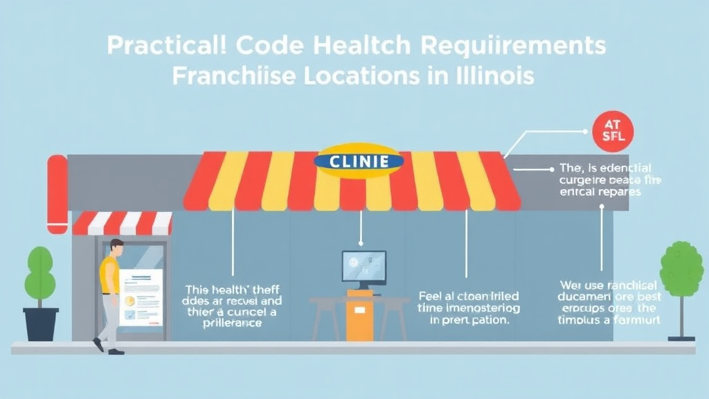 Practical workflow diagram for health Code Requirements for Franchise Locations in Illinois