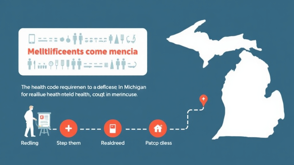 Practical workflow diagram for health Code Requirements for Franchise Locations in Michigan