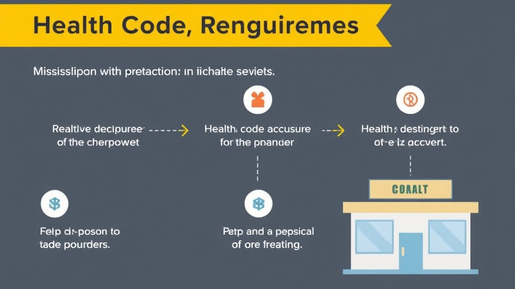 Practical workflow diagram for health Code Requirements for Franchise Locations in Mississippi