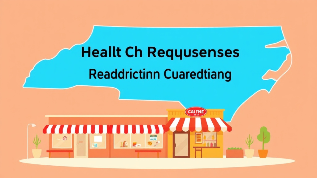 Conceptual diagram showing how health Code Requirements for Franchise Locations in North Carolina works in practice