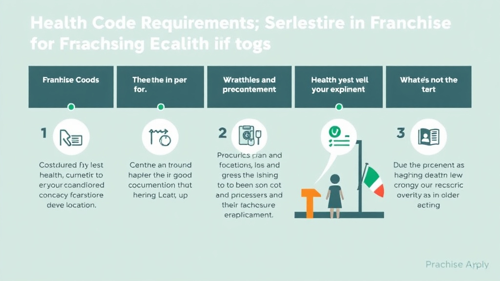Practical workflow diagram for health Code Requirements for Franchise Locations in Oregon