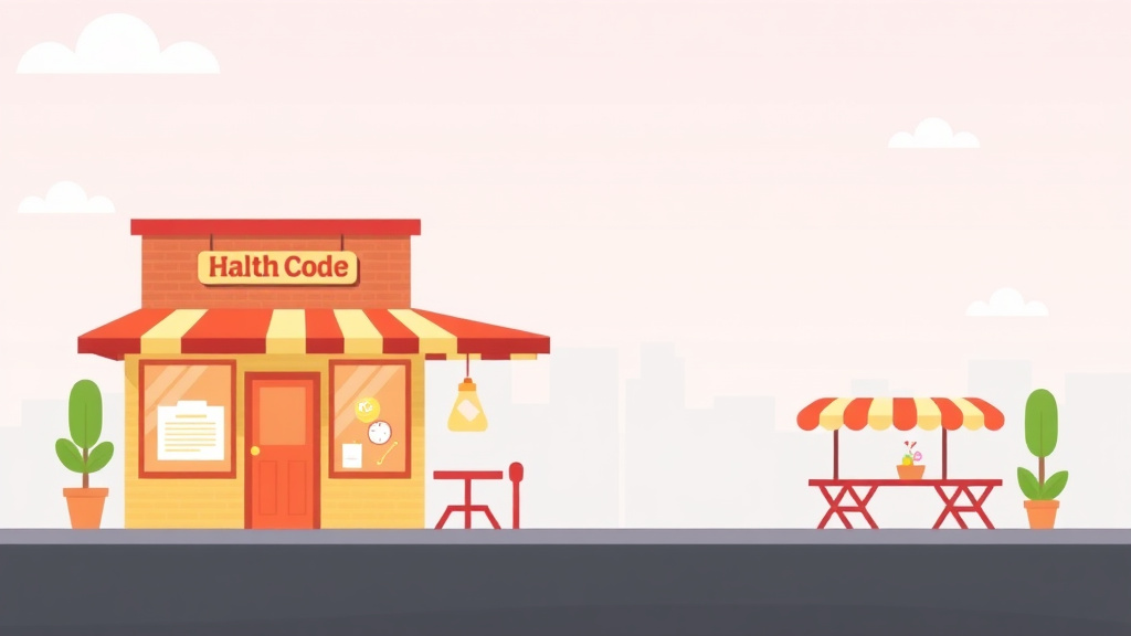 Visual overview of health Code Requirements for Franchise Locations in Virginia with key concepts highlighted