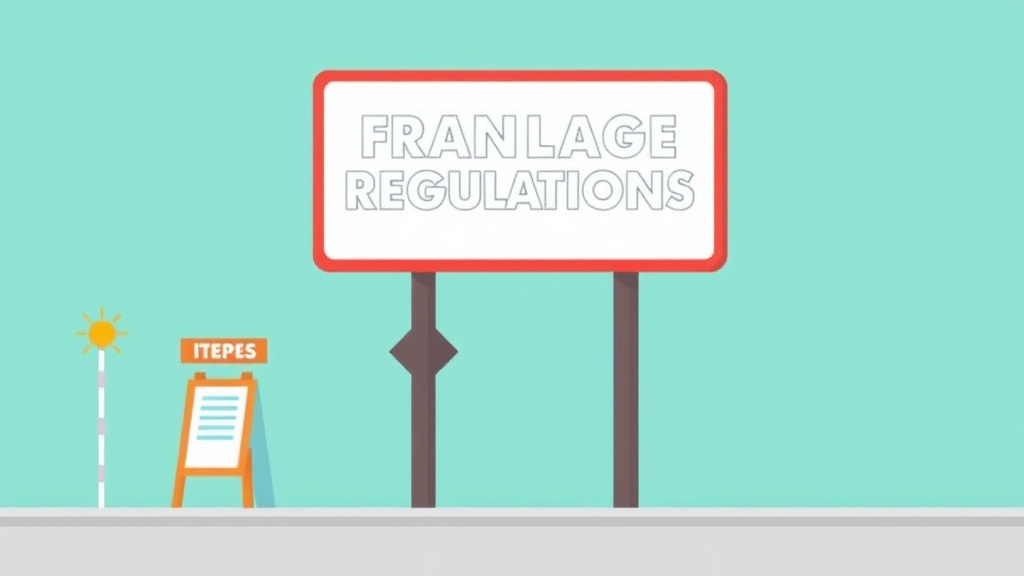 Step-by-step visual guide for implementing franchise Signage Regulations in California