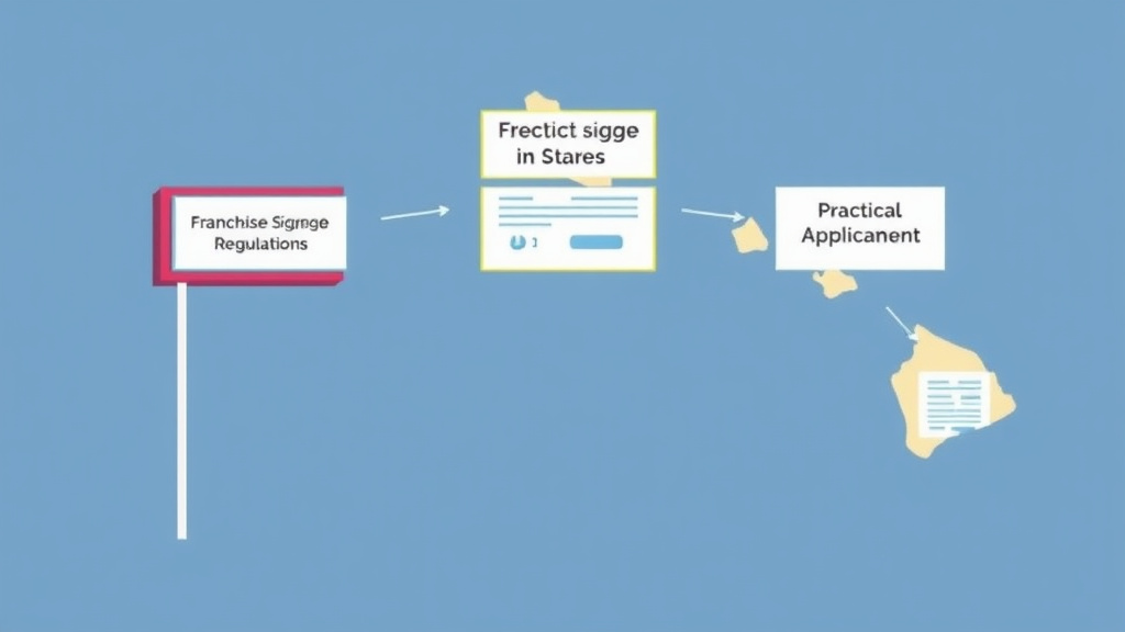 Step-by-step visual guide for implementing franchise Signage Regulations in Hawaii