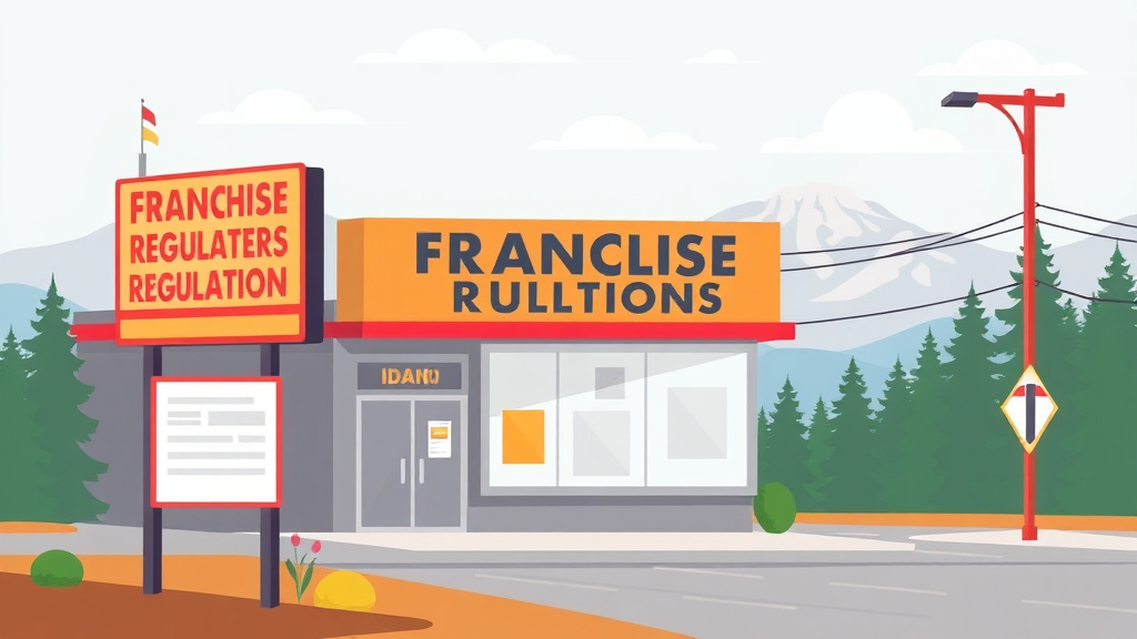 An informative visual explaining franchise Signage Regulations in Idaho for beginners and professionals