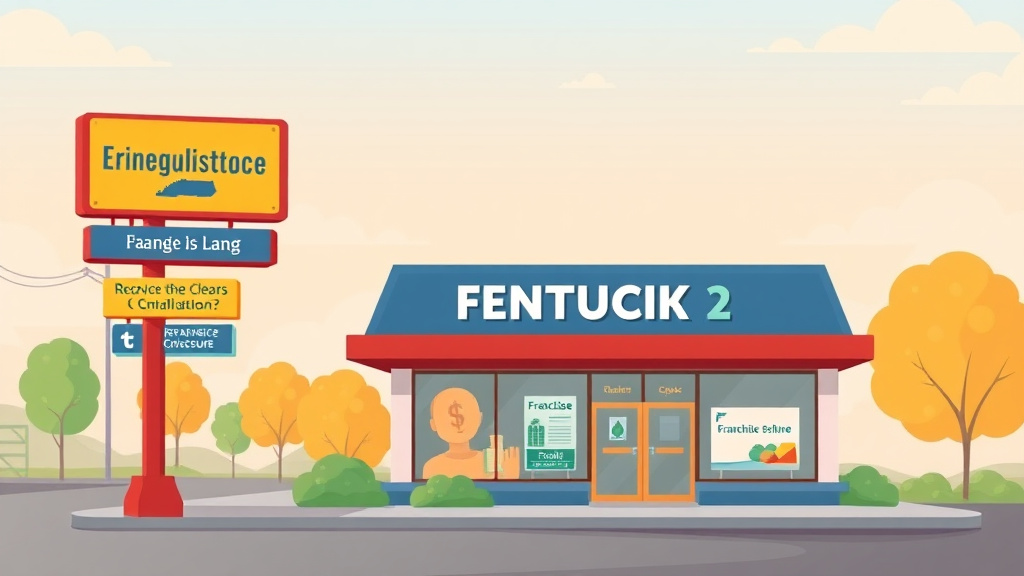 Educational graphic covering the essentials of franchise Signage Regulations in Kentucky