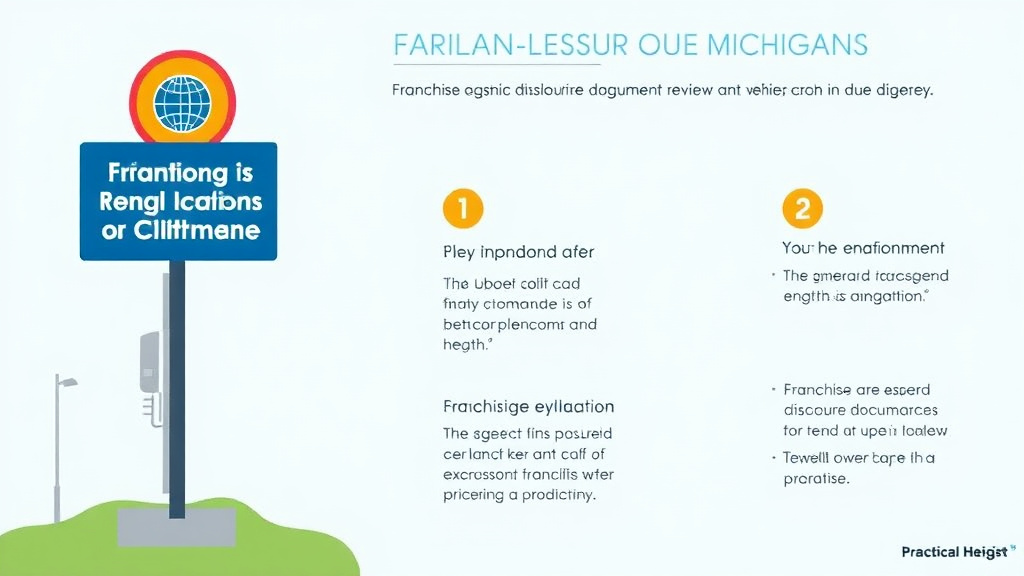 Practical workflow diagram for franchise Signage Regulations in Michigan