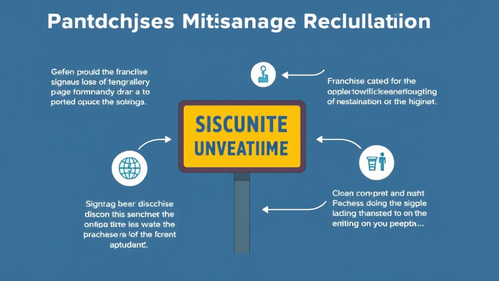 Process flow illustration for putting franchise Signage Regulations in Mississippi into action