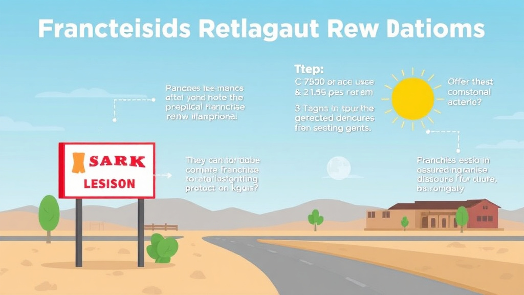 Step-by-step visual guide for implementing franchise Signage Regulations in New Mexico