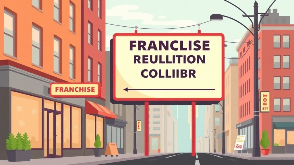 Educational graphic covering the essentials of franchise Signage Regulations in New York