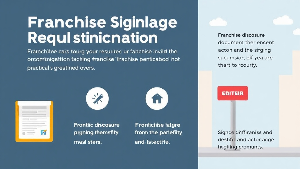 Real-world application diagram for franchise Signage Regulations in New York
