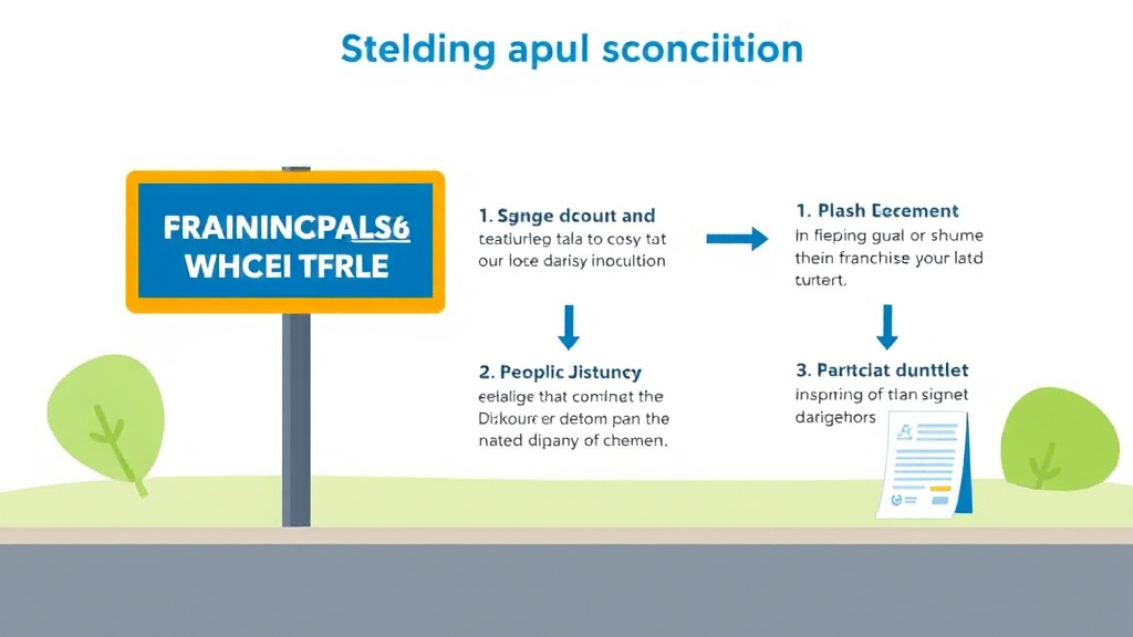 Step-by-step visual guide for implementing franchise Signage Regulations in North Carolina