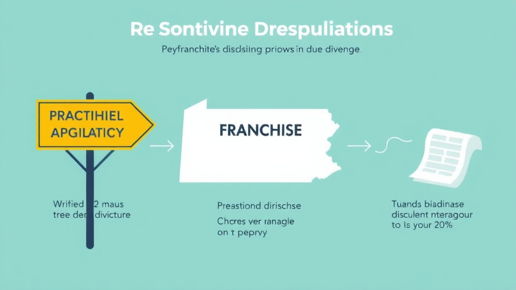 Practical checklist visual for franchise Signage Regulations in Pennsylvania