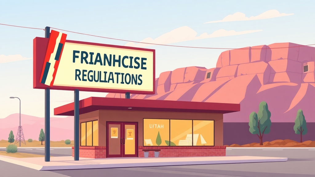Educational graphic covering the essentials of franchise Signage Regulations in Utah