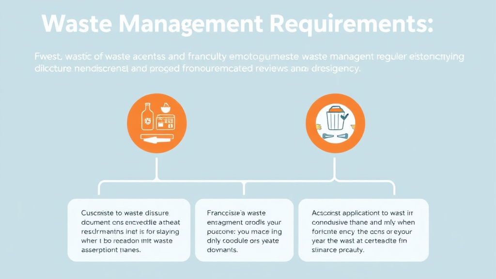 Real-world application diagram for waste Management Requirements for Franchises in Illinois