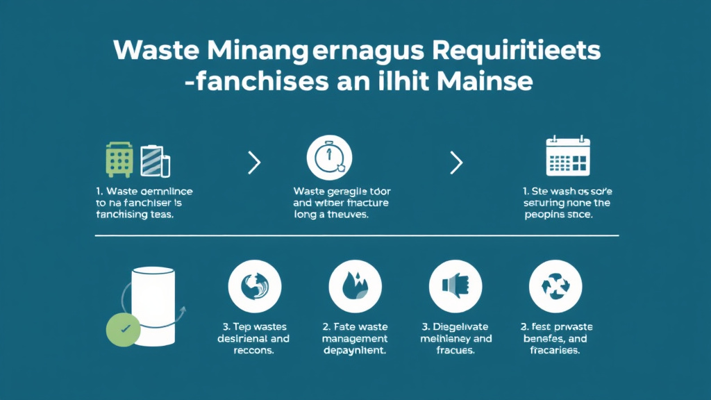 Real-world application diagram for waste Management Requirements for Franchises in Maine