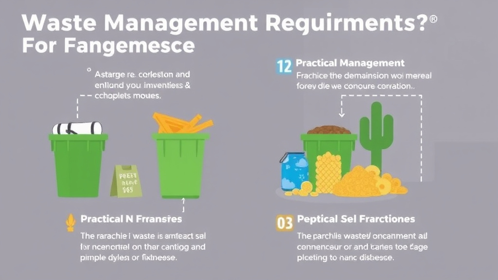 Practical workflow diagram for waste Management Requirements for Franchises in New Mexico