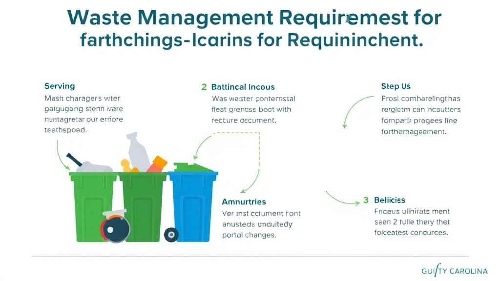 Practical workflow diagram for waste Management Requirements for Franchises in South Carolina
