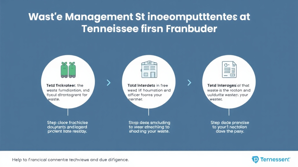 Step-by-step visual guide for implementing waste Management Requirements for Franchises in Tennessee