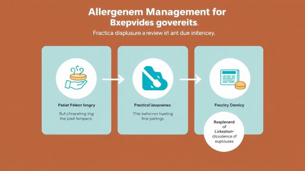 Practical workflow diagram for allergen Management for Bakery Franchise Operations