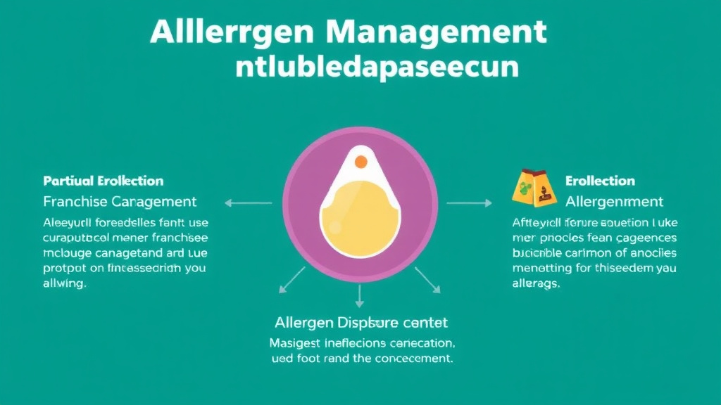 Real-world application diagram for allergen Management for Deli Franchise Operations