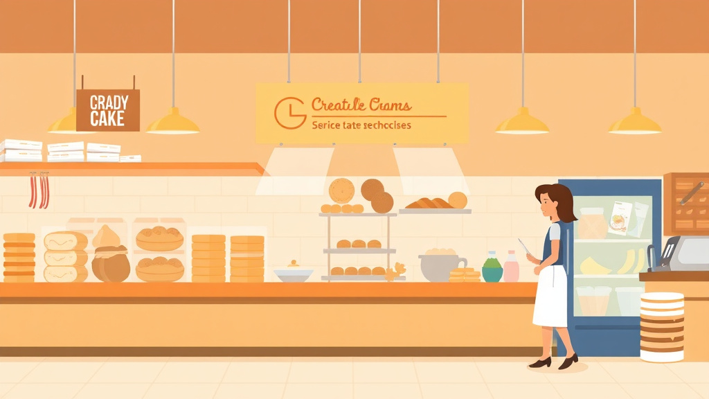 Visual overview of cross-Contamination Prevention in Bakery Franchises with key concepts highlighted