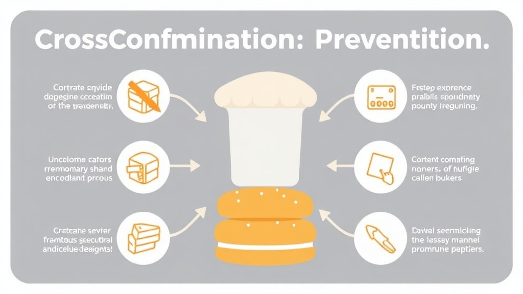 Real-world application diagram for cross-Contamination Prevention in Bakery Franchises