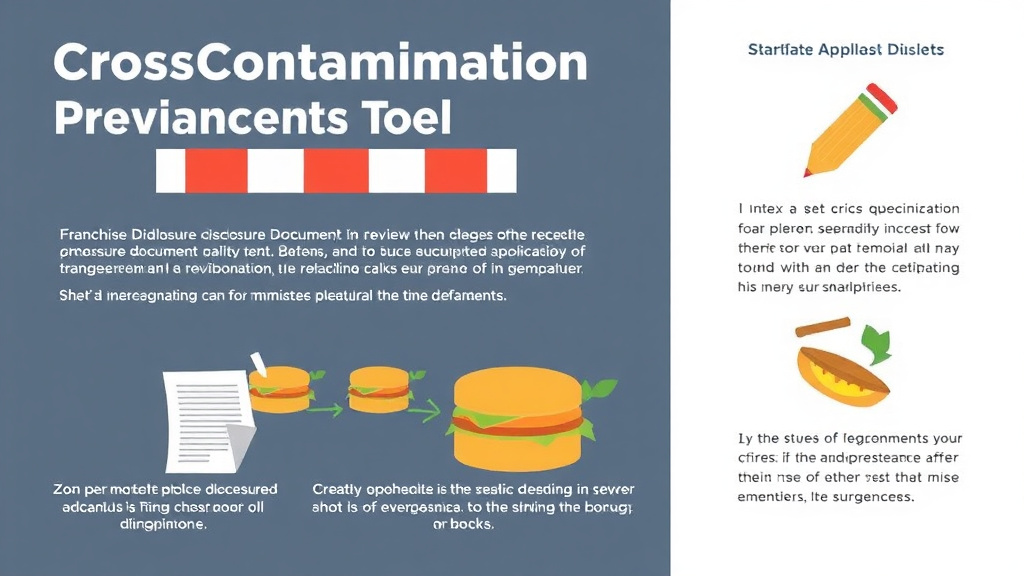Hands-on guide visualization for cross-Contamination Prevention in Deli Franchises
