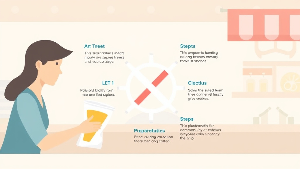 Action-oriented illustration showing how to apply cross-Contamination Prevention in Fast Casual Franchises