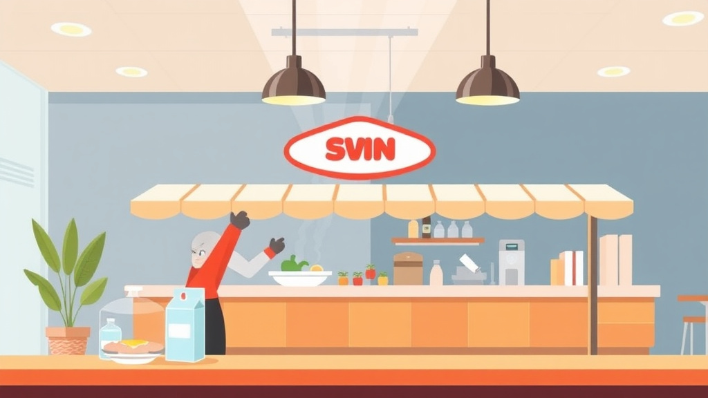 Conceptual diagram showing how cross-Contamination Prevention in Full Service Restaurant Franchises works in practice