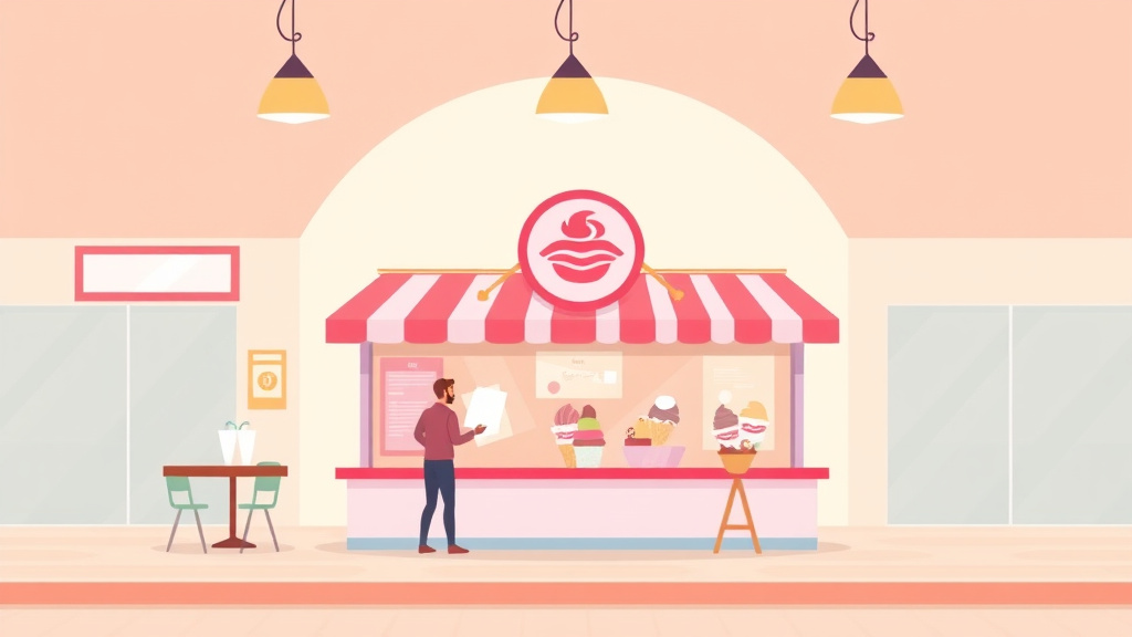 Illustration breaking down the fundamentals of cross-Contamination Prevention in Ice Cream Franchises