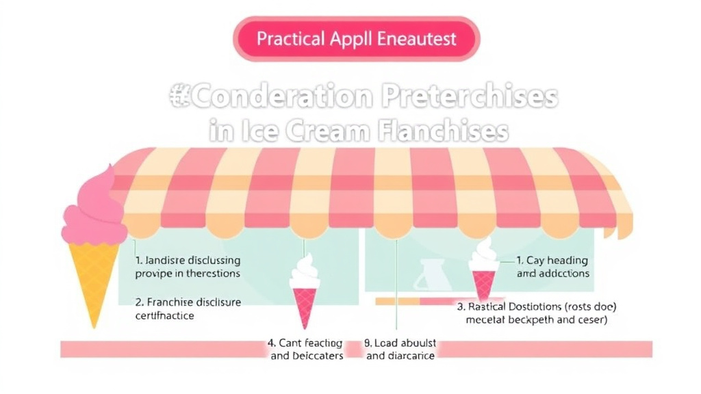 Process flow illustration for putting cross-Contamination Prevention in Ice Cream Franchises into action