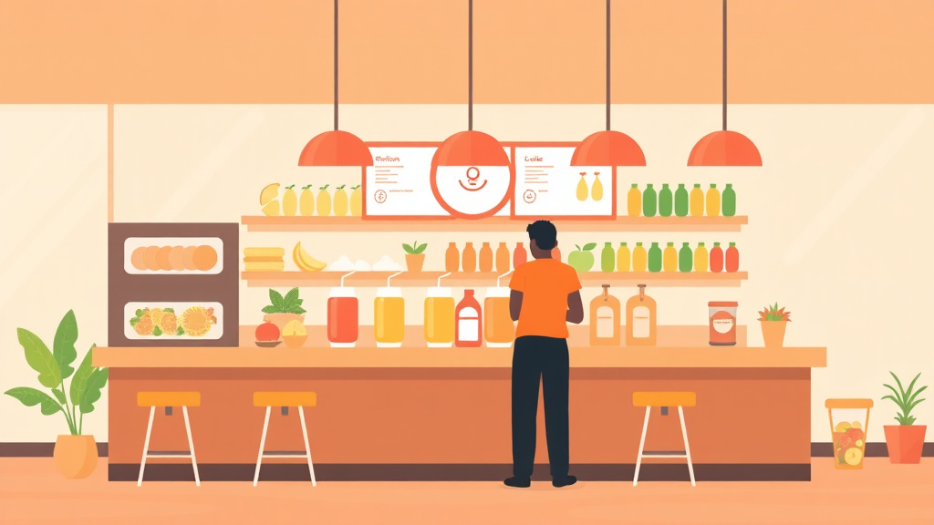 An informative visual explaining cross-Contamination Prevention in Juice Bar Franchises for beginners and professionals