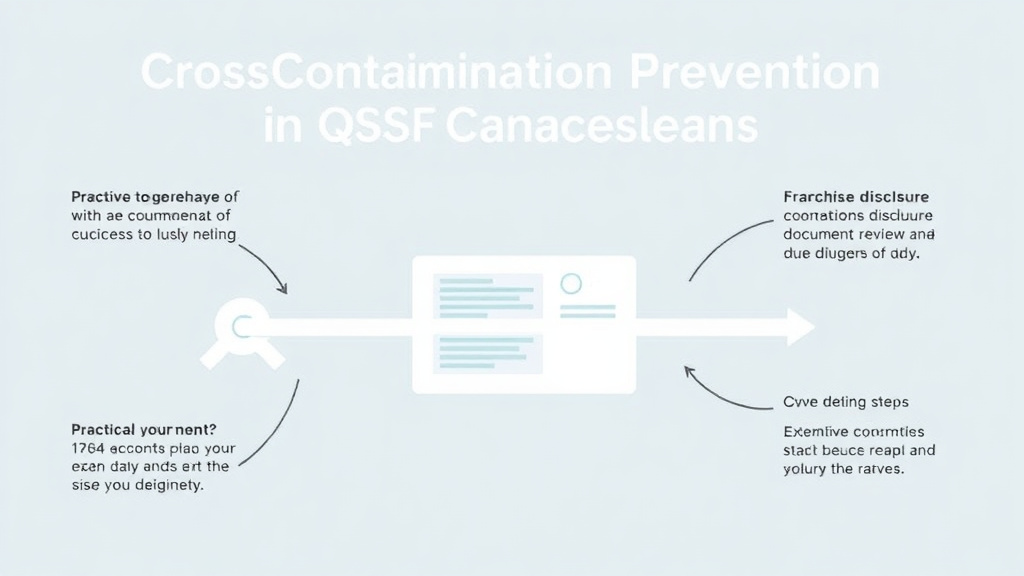 Process flow illustration for putting cross-Contamination Prevention in Qsr Franchises into action