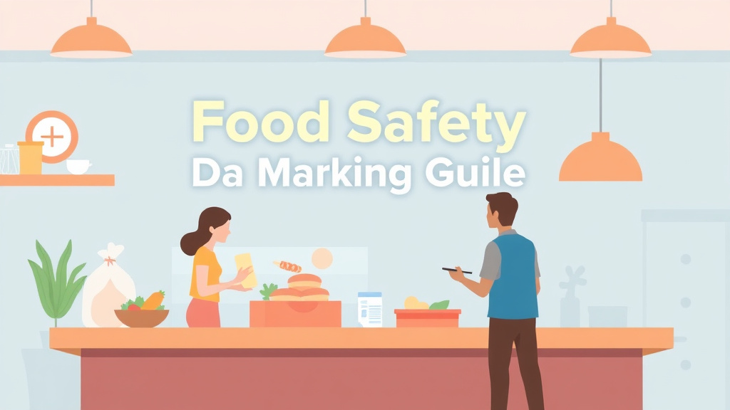 Illustration breaking down the fundamentals of food Safety Date Marking Guide for Franchise Operators
