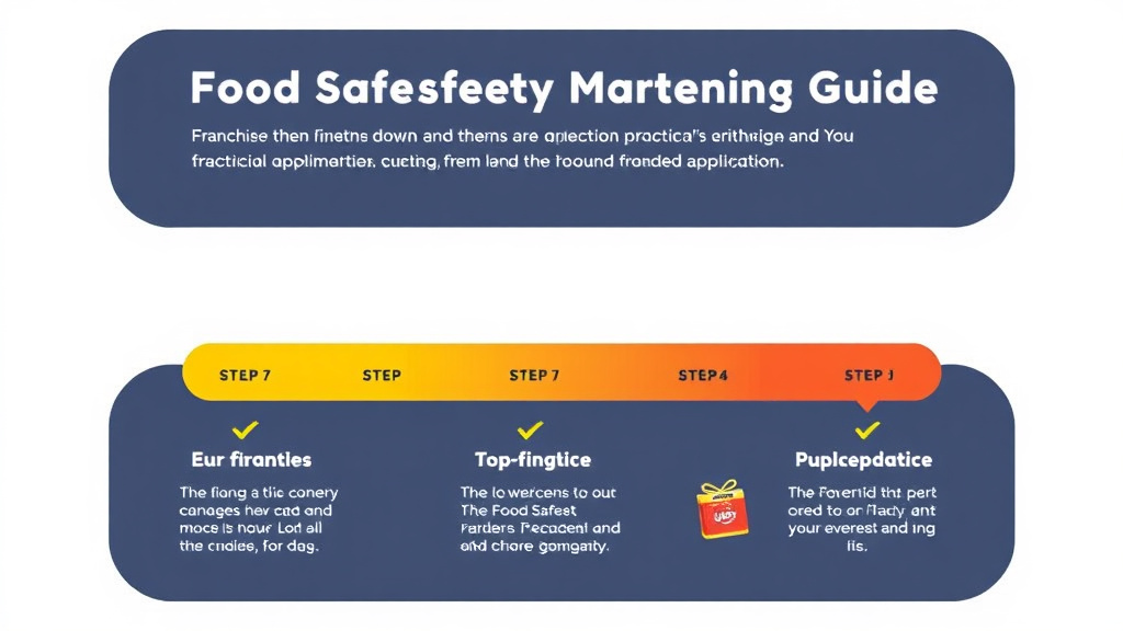 Hands-on guide visualization for food Safety Date Marking Guide for Franchise Operators