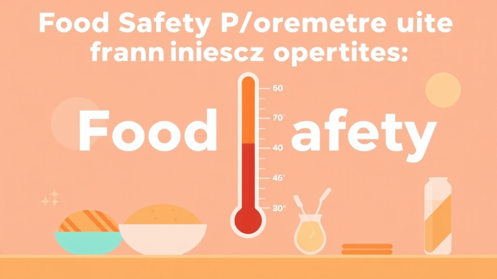 Conceptual diagram showing how food Safety Food Thermometer Guide for Franchise Operators works in practice