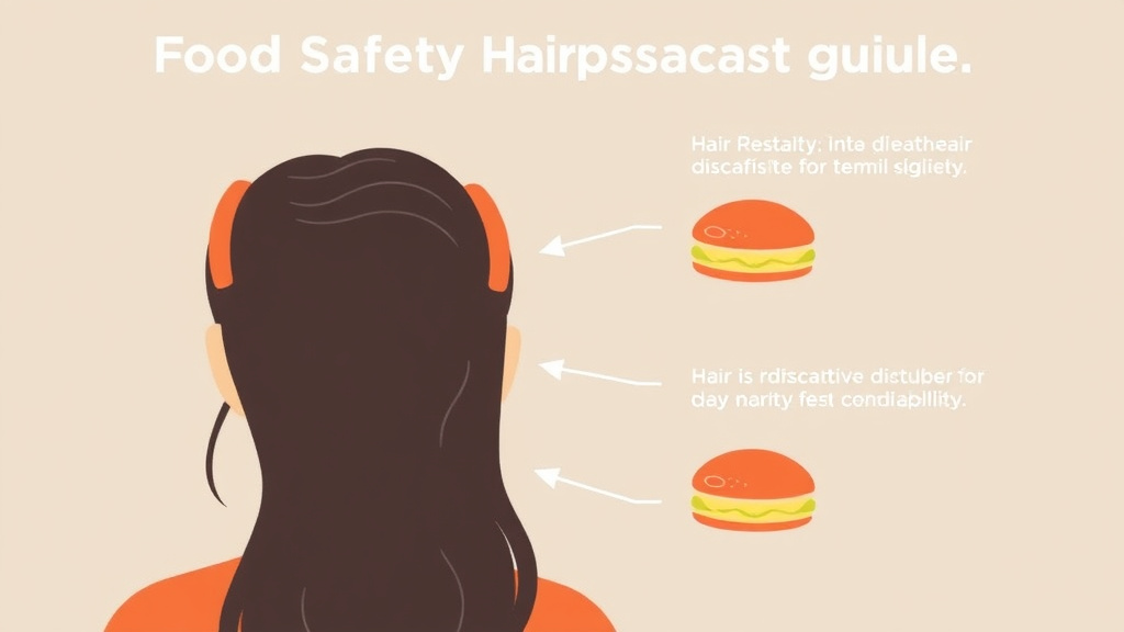 Hands-on guide visualization for food Safety Hair Restraints Guide for Franchise Operators
