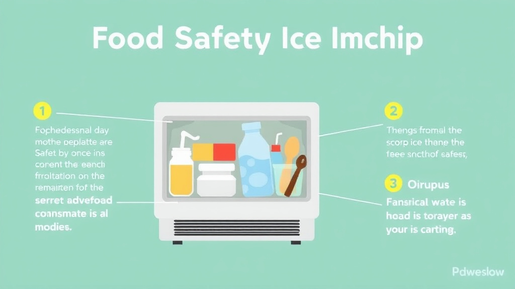 Practical checklist visual for food Safety Ice Machine Guide for Franchise Operators
